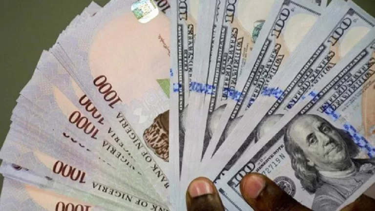 Naira-and-Dollar Exchange Rate Today Nigeria